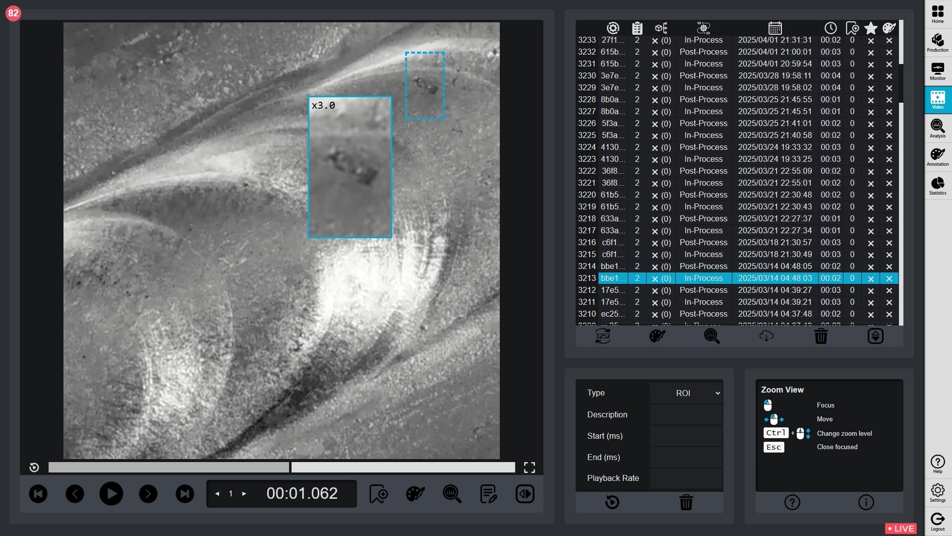 Oberflächenmonitoring